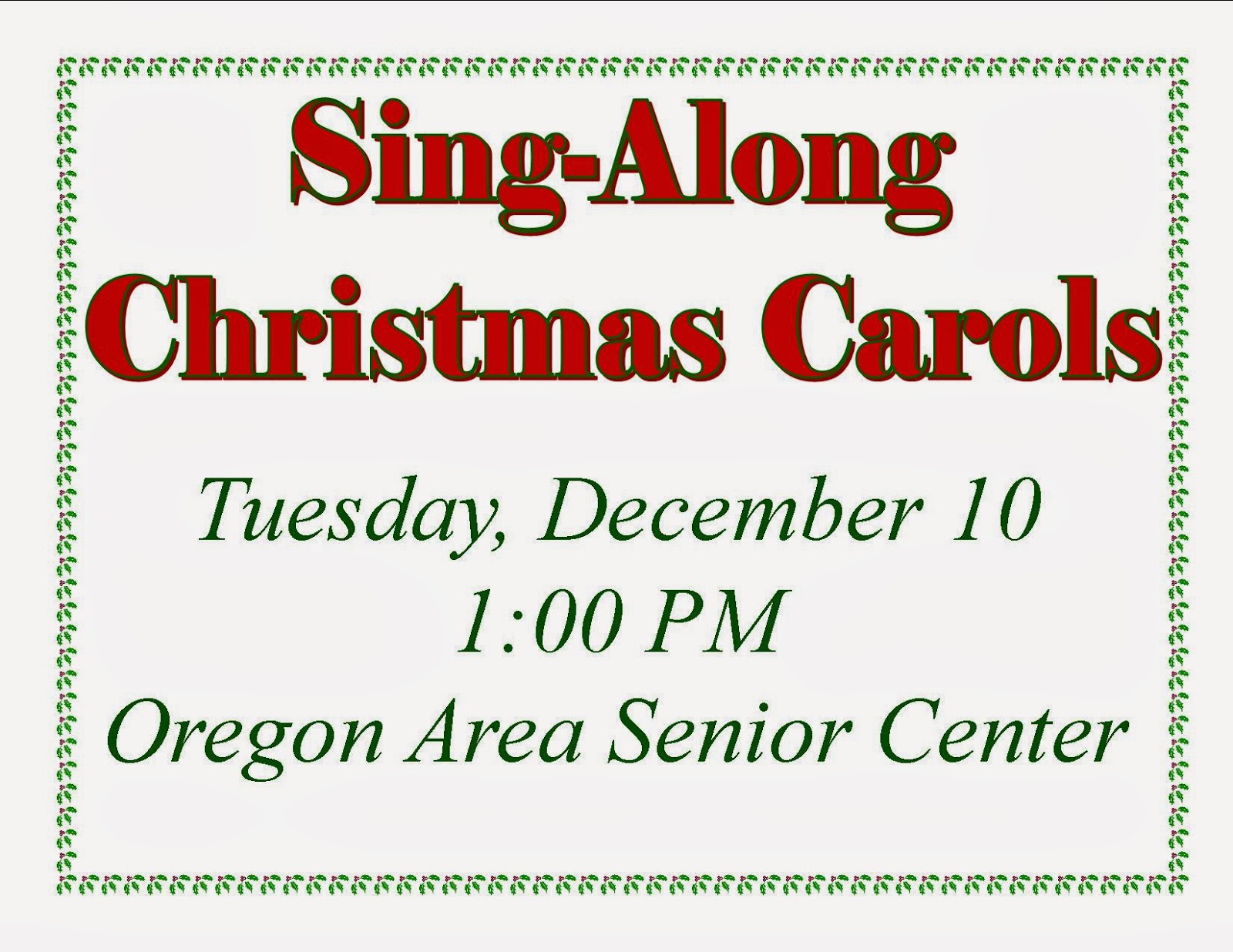 Sing-Along Christmas Songs for Seniors